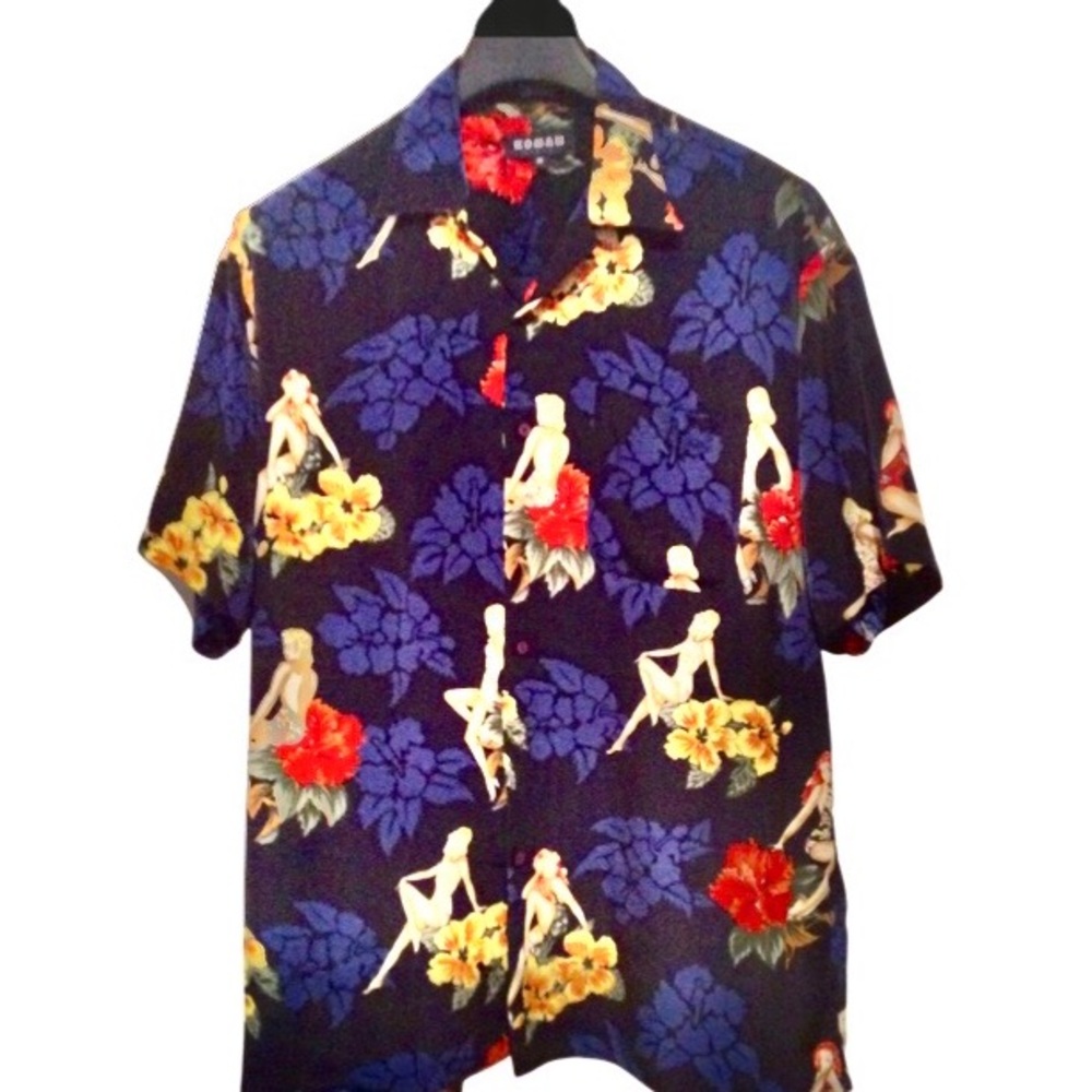 Koman Sport Hawaiian Print Pin Ups-